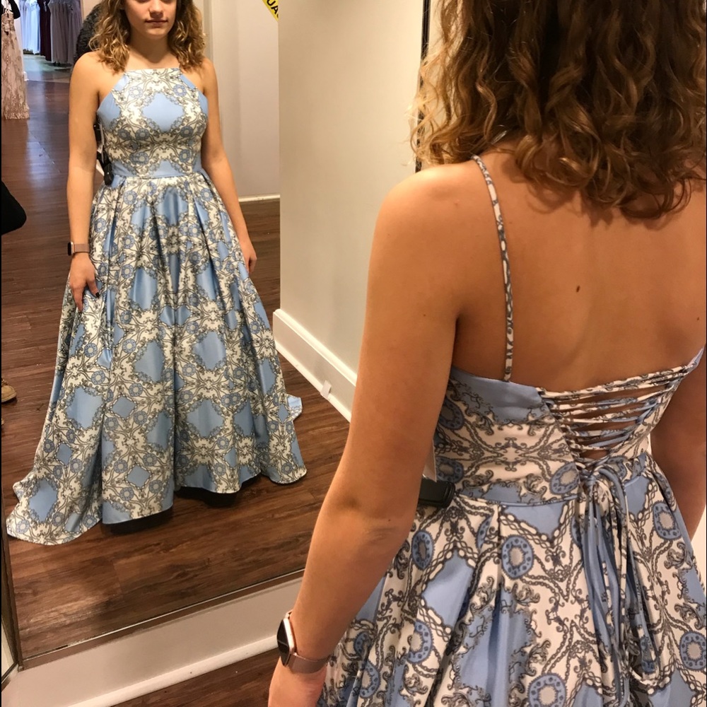Brooklyn and Bailey Camille La Vie Prom Dress